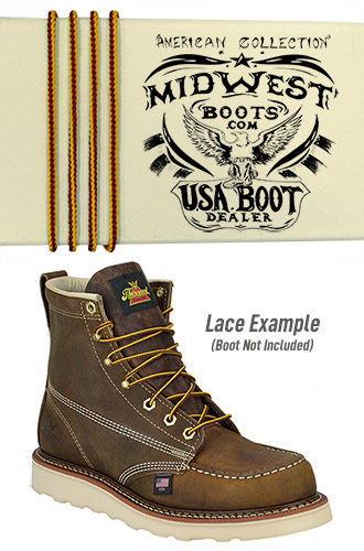 Midwest Boots Taslon Laces (U.S.A. Made) TH-LACES: MidwestBoots.com