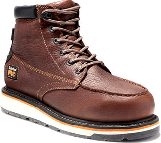Men's Timberland Pro 6" Alloy Toe Moc Toe WP Wedge Sole Work Boot A1ZVF:  MidwestBoots.com