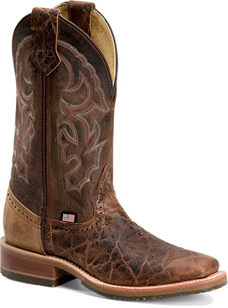 Men's Double H Harshaw 12" Western Roper Work Boots (U.S.A.) DH4645:  MidwestBoots.com