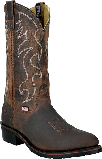 Men's Double H 12" Steel Toe Western Boot (U.S.A.) DH2282: MidwestBoots.com