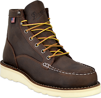 Women's Danner 6" Wedge Sole Moc Toe Work Boot (U.S.A. Built) 15575:  MidwestBoots.com