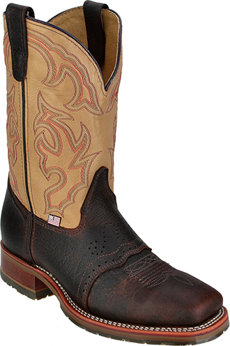 Men's Double H 11" Western Square Toe Roper Boot (U.S.A.) DH4305:  MidwestBoots.com