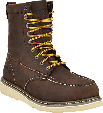 Men's Iron Age 8" Steel Toe Wedge Sole Work Boot IA5081: MidwestBoots.com