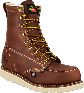 Men's Thorogood 8" Steel Toe Wedge Sole Work Boot (U.S.A.) 804-4208:  MidwestBoots.com