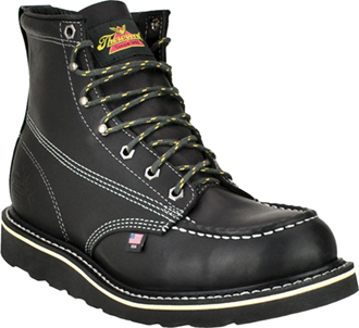 Men's Thorogood 6" American Heritage Moc Toe Wedge Sole Boot (U.S.A.)  814-6206-GWP503: MidwestBoots.com