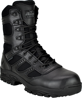 Men's 8" Thorogood Waterproof Side Zipper Uniform Boots 834-6219:  MidwestBoots.com