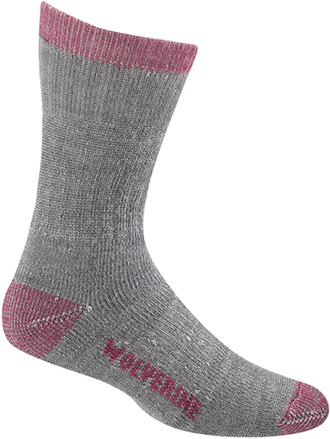 Women's Wolverine 2-Pair-Pack Merino Wool Sock (U.S.A. Made) W97927270-020:  MidwestBoots.com